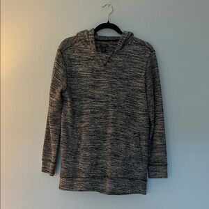 Roots Hoodie in Black and Gray